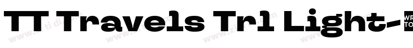 TT Travels Trl Light字体转换